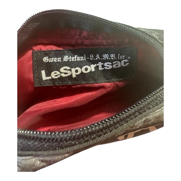 Rare LeSportsac Black and Red Wristlet | Gwen Stefani - Picture 3 of 5